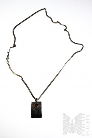 Vintage náhrdelník s kvetinovým vzorom, striebro 925, brnenie, striebro 925, Čenstochová.