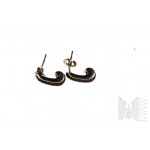 Modernist Earrings, 925 Silver