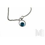 Turquoise Ball Bracelet, 925 Silver