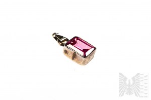 Ciondolo con zirconi rosa - Argento 925