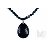 Naszyjnik z Naturalnymi Kamieniami Lapis Lazuli - Srebro 925