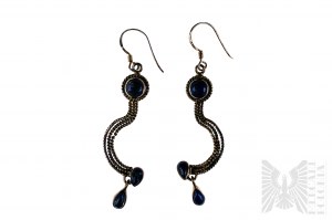 Boucles d'oreilles avec Lapis Lazuli - Argent 925