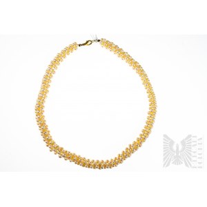 Necklace of Natural Freshwater Pearls, Product Weight 53.94 Grams, Length 45 cm