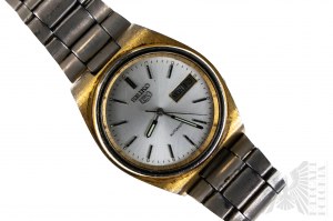 Pánské hodinky Seiko 5, automatické, s datem, k opravě