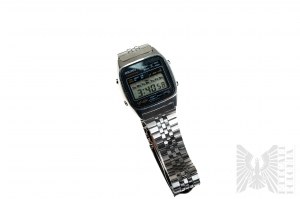 Herren Seiko Chronograph Uhr, Quarz mit Display, Wasserdicht, Datumsfunktion, Walking, Guter Zustand