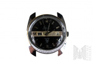 Pánské hodinky Bulldog Bulldog 21 Jevels, mechanické, datumovka se dnem v týdnu, vodotěsné, antimagnetické, k opravě, chybí řemínek