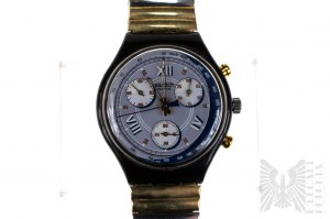 Swatch Chrono AG1992 Pánske hodinky, Quartz, vodotesné, nositeľné, kompletné s krabicou, zárukou a potvrdením