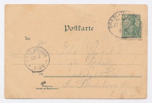 Leszno - Marktplatz, Postamt ca. 1900 (401)