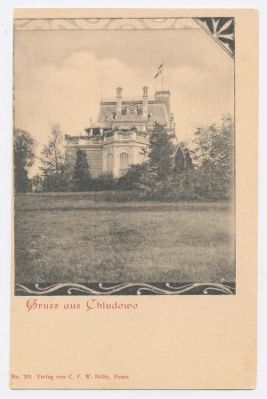 Chludowo - Pałac rodziny von Treskow ok. 1900 (410)