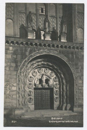 Bielsko - Main portal of the church (512)