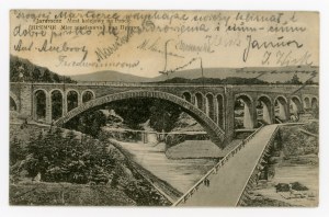 Jaremče - železniční most přes řeku Prutu (931)