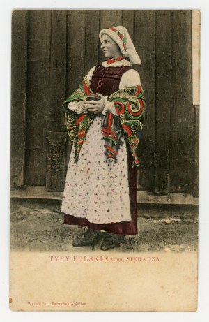 Sieradz - Peasant woman from the series Typy Polskie spod Sieradz (593)