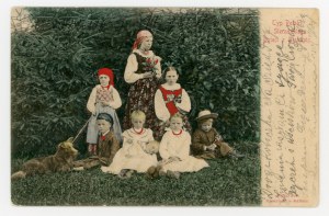 Sieradz - Children from Biskupice from the series Polish Types from under Sieradz (594)