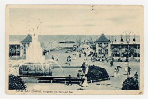 Sopot - resorts and sea view. Military stamp. (1225)
