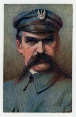Patriotische Postkarte - Józef Piłsudski (1248)