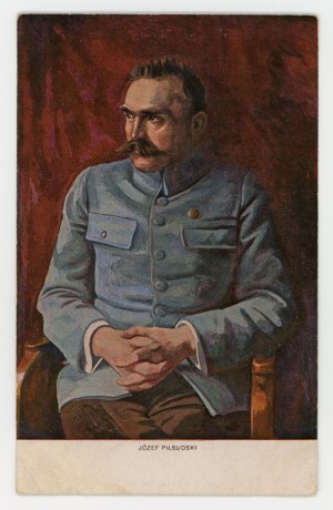 Patriotische Postkarte - Józef Piłsudski (1249)