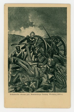 Patriotic Postcard - Defense of Gen. Sowinski (1290)