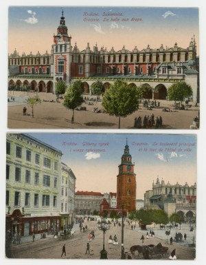 Krakow - Cloth Hall Market Square and Town Hall Tower (1320)