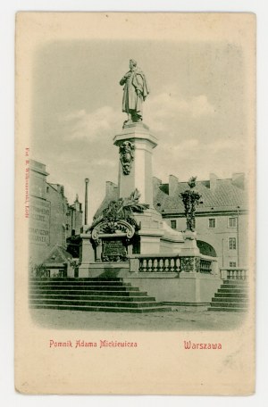 Warsaw - Monument to Adam Mickiewicz (1408)