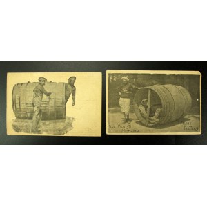 Two travel postcards 1909. (3010)