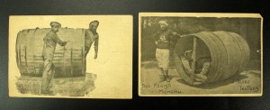 Two travel postcards 1909. (3010)