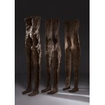 Magdalena Abakanowicz (1930 Falenty near Warsaw - 2017 Warsaw), Three figures from the series Figures standing backwards, 1986