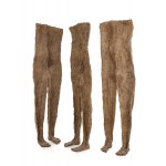 Magdalena Abakanowicz (1930 Falenty près de Varsovie - 2017 Varsovie), Trois figures de la série Figures debout à l'envers, 1986