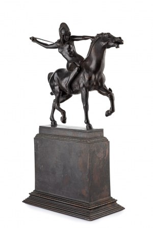 Franz von Stuck (1863 Tettenweis - 1928 Mnichov), Amazonka na koni, po roce 1897
