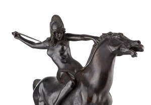 Franz von Stuck (1863 Tettenweis - 1928 München), Amazone zu Pferd, nach 1897
