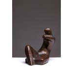 Kazimierz Zieliński (1923 Łódź - 2010 Warsaw), Seated nude, 1980s.