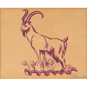 Zofia STRYJEŃSKA (1891-1976), Chèvre de montagne.