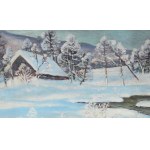 Mieczysław FILIPKIEWICZ (1891-1951), L'hiver dans les montagnes.