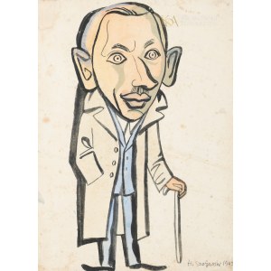 Henryk STAŻEWSKI (1894-1988), Karykatura (1942)