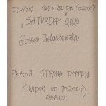 Gossia Zielaskowska (geb. 1983, Poznań), Samstag - Diptychon, 2024