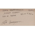 Zofia Wawrzynowicz (née en 2000), Violet energy, 2024