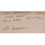 Zofia Wawrzynowicz (ur. 2000), Violet energy, 2024