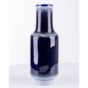 Fabbrica di porcellane da tavola Tułowice, vaso blu navy Via Lattea, seconda metà del XX secolo.