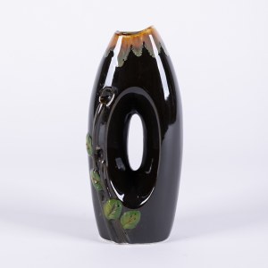 Vase with floral decoration, 2nd half of the 20th century.