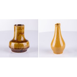 Mirostowickie Zakłady Ceramiczne, Pair of vases: N011 and Kajtek, 2nd half of the 20th century.