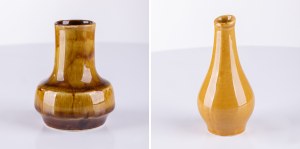 Mirostowickie Zakłady Ceramiczne, Pair of vases: N011 and Kajtek, 2nd half of the 20th century.
