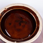 Mirostowické keramické závody, popelník Oko - bronz, 2. polovina 20. století.