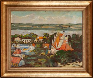 Franciszek RUSZAR (d. 2000), Kazimierz Dolny, view of the Vistula River