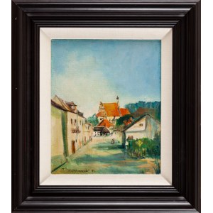 Tadeusz SZYSZKOWSKI (b. 20th century), Street in Kazimierz, 1992