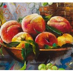 Oleksandr Nakonecznyj, Still life with fruit, 2021