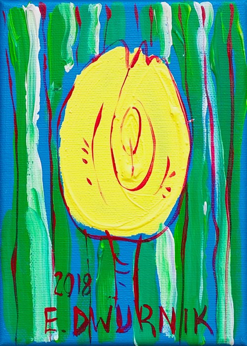 Edward Dwurnik (1943 - 2018), Tulipan, 2018