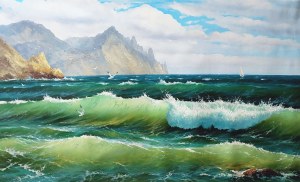 Vitaliy Karpenko (b. 1963), Sea view, 2020