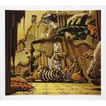 Jacek Yerka (né en 1952), Riders of Chaos, inkographie (édition 2/19)