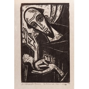 Maria HISZPAŃSKA-NEUMANN (1917-1980), Saint François, 1956