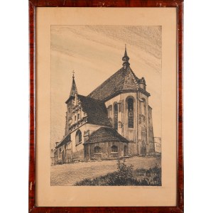 Artist unspecified, Polish, 20th century, Church, 1934