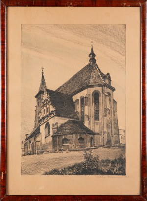 Artist unspecified, Polish, 20th century, Church, 1934